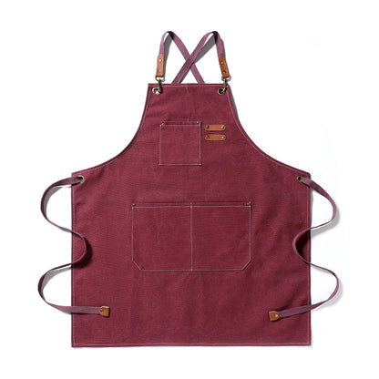 Tablier-de-cuisine-retro-pro-rouge