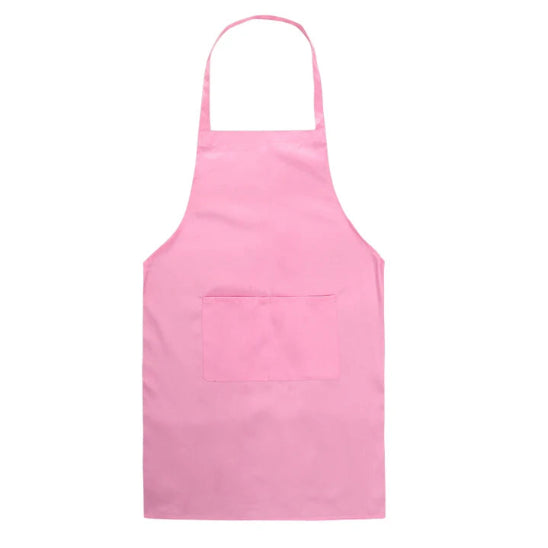 Tablier-de-cuisine-uni-rose