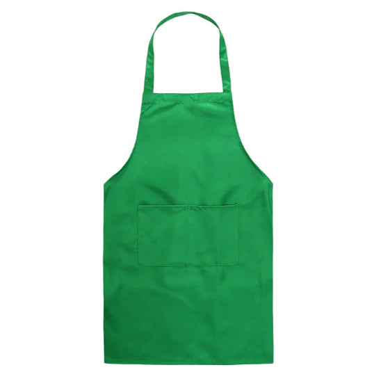 Tablier-de-cuisine-uni-vert