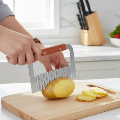 coupe-legumes-personne-qui-coupe-une-patate-sur-une-planche